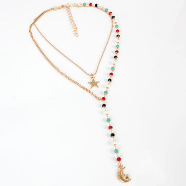 Star Moon Pendant Clavicle Chain